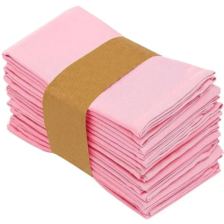 Polyester Tischservietten Wiederverwendbar 40 x 40 cm