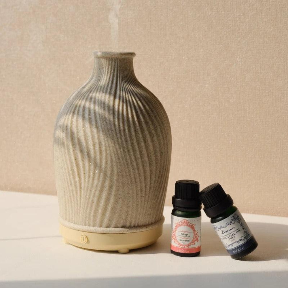 Moderner Ultrasonic Aroma Diffuser Im Boho Design