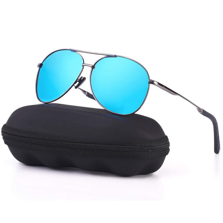 Aviator Sonnenbrille mit polarisierten Gläsern für Damen und Herren
