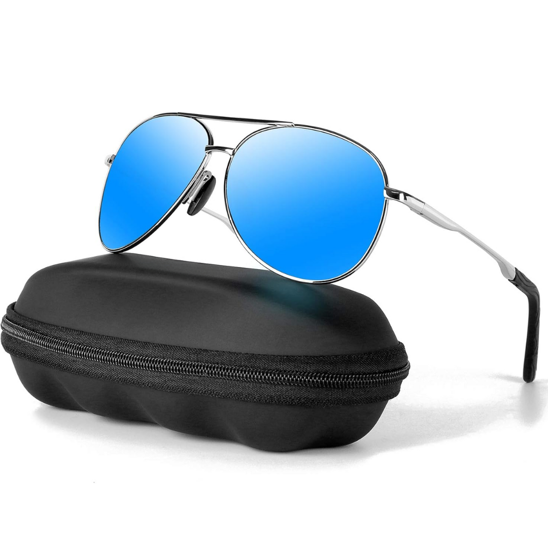 Aviator Sonnenbrille mit polarisierten Gläsern für Damen und Herren