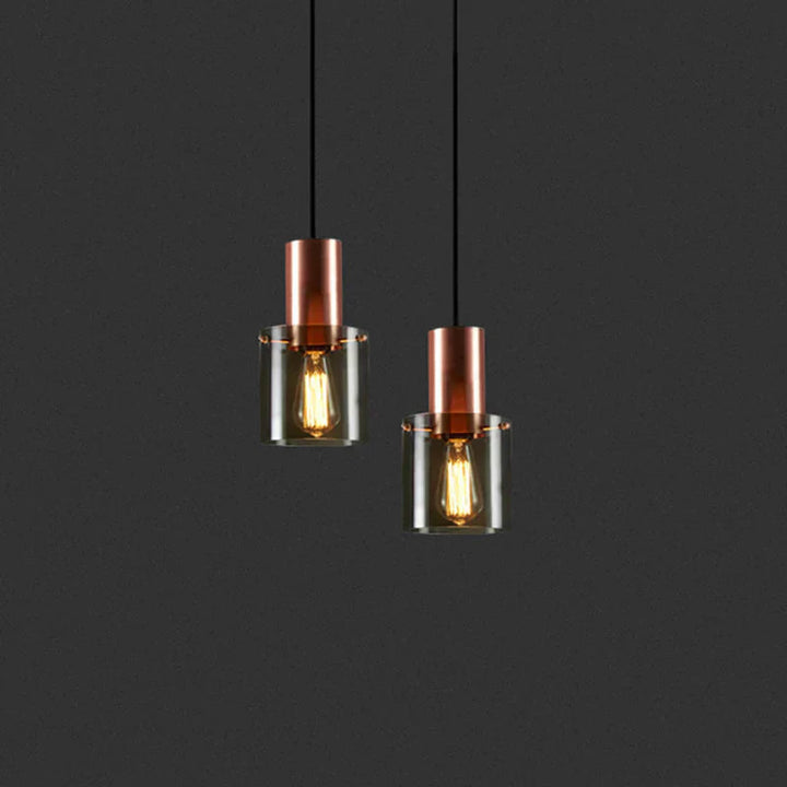 Pendelleuchte mit Rauchglas – E14, LED-kompatibel & modern