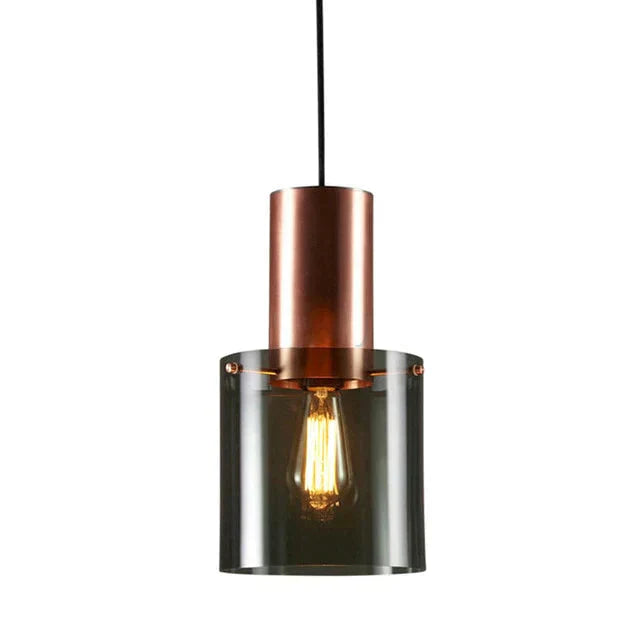 Pendelleuchte mit Rauchglas – E14, LED-kompatibel & modern