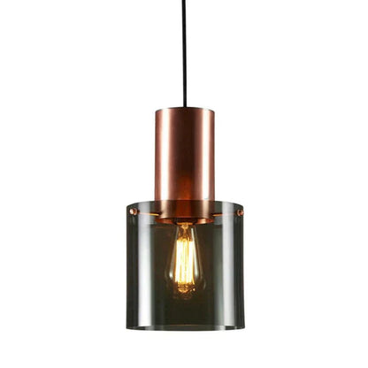 Pendelleuchte mit Rauchglas – E14, LED-kompatibel & modern