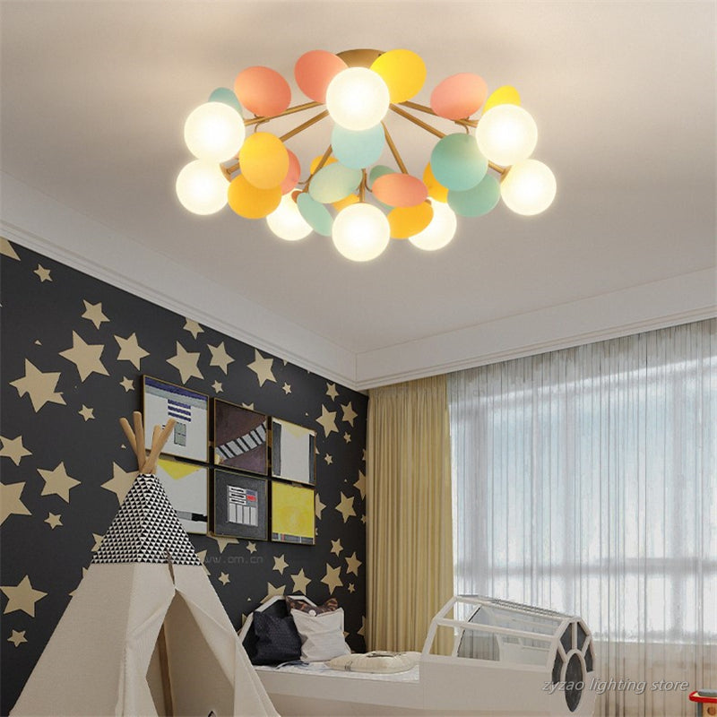 Bunte LED Deckenleuchte Estel für Kinderzimmer