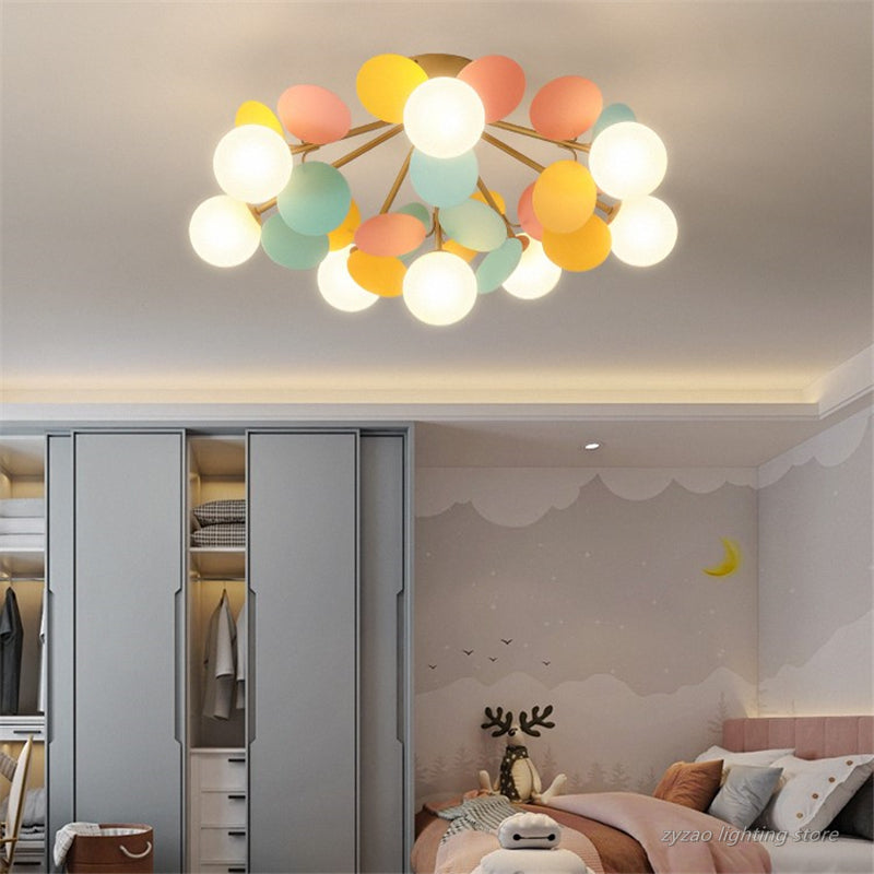 Bunte LED Deckenleuchte Estel für Kinderzimmer