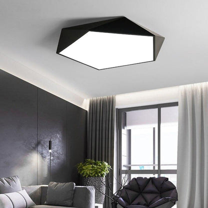 Moderne LED-Deckenleuchte mit geometrischem Design – in mehreren Farben