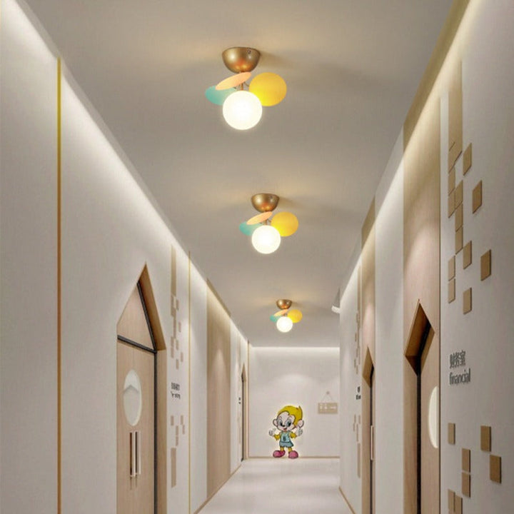 Bunte LED Deckenleuchte Estel für Kinderzimmer