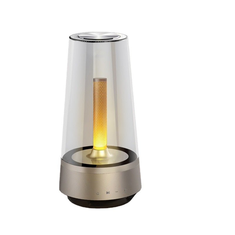 Tragbarer Nachtlichtlautsprecher – Bluetooth & warmweißes Licht