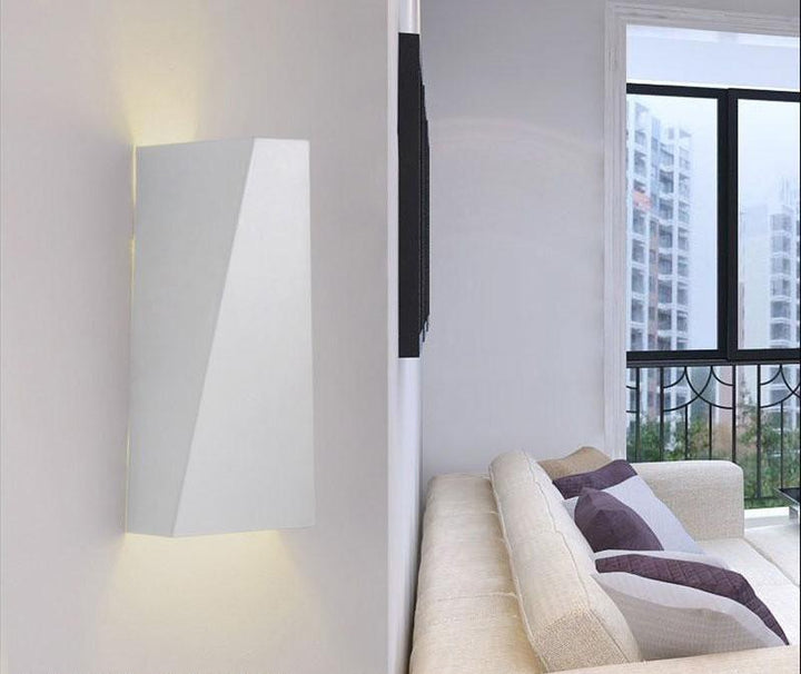Moderne LED-Wandleuchte mit geometrischem Design für Flur und Wohnzimmer
