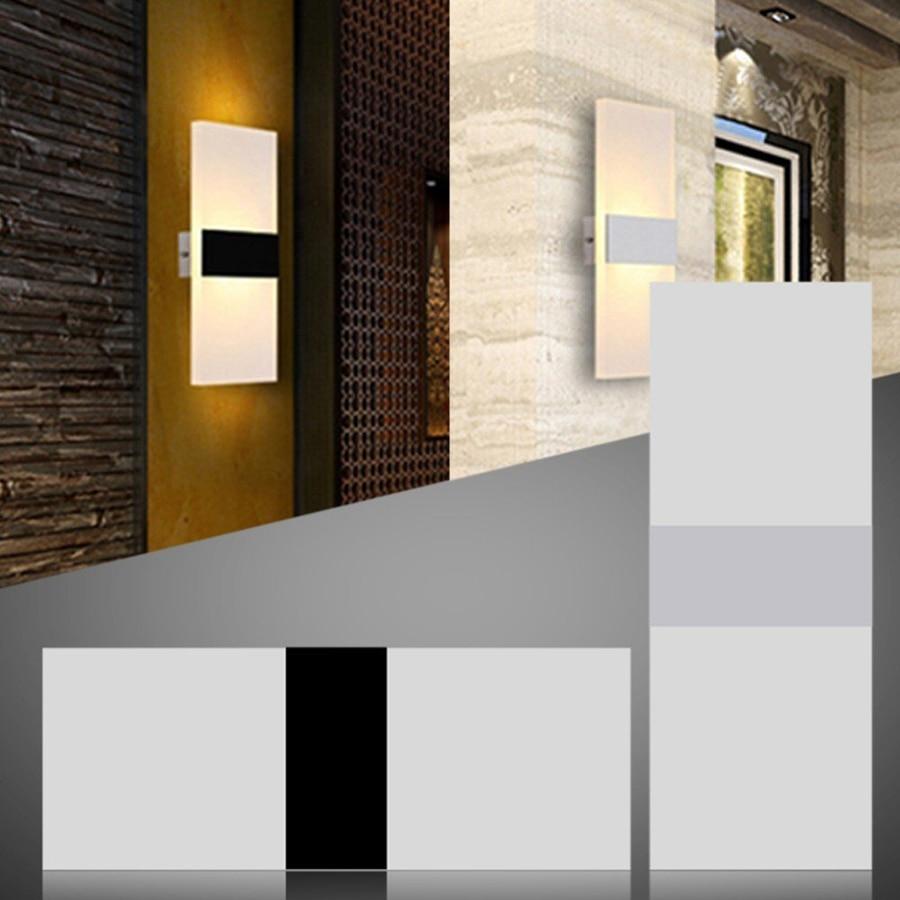 Moderne LED-Wandleuchte mit Lichtstreifen-Design für Flur und Wohnzimmer