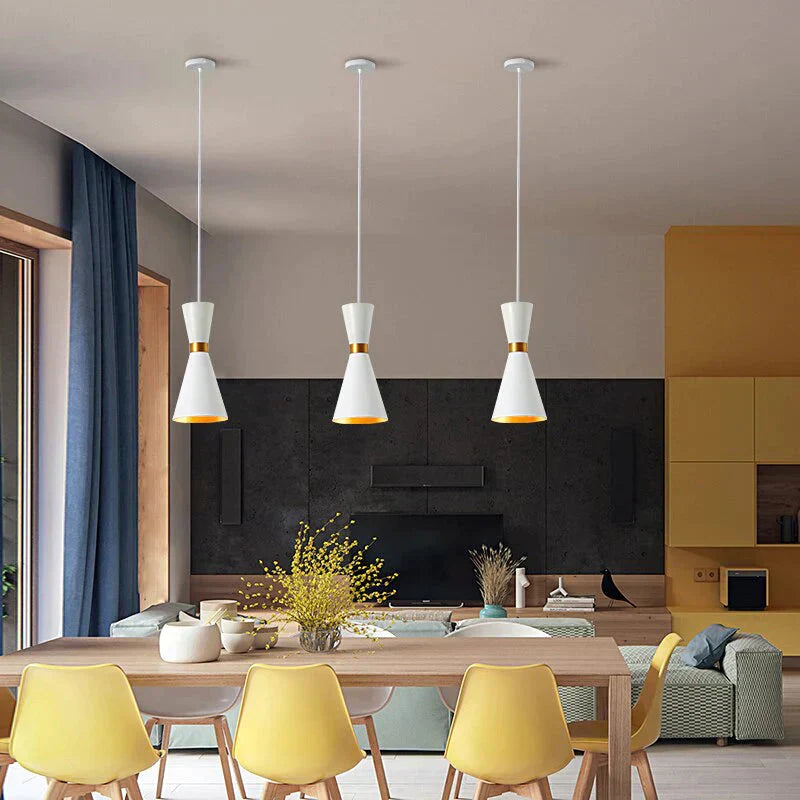 Moderne Cord-Pendelleuchte – Aluminium, E27 & LED-kompatibel