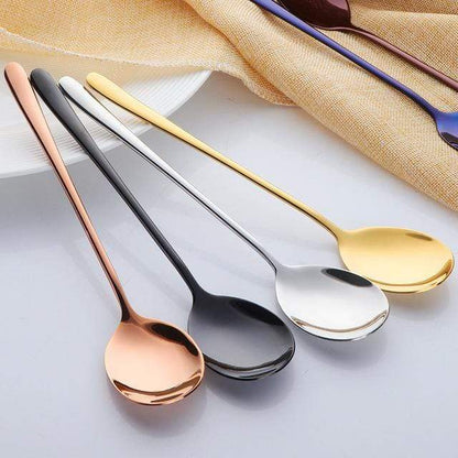 Modernes Edelstahl-Löffelset mit Spiegel-Finish – 7 bis 12-teilig