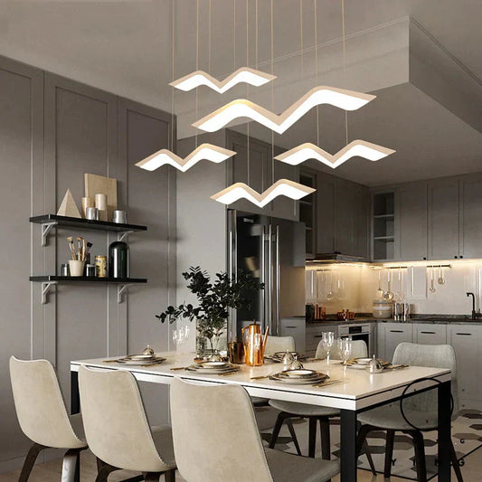 DIY LED Pendelleuchte – weiß, dimmbar & modern