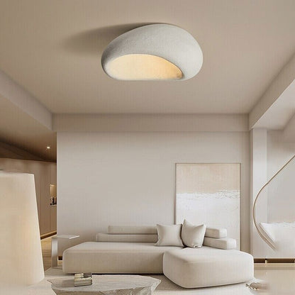 Minimalistische Deckenlampe – warmweiß & aus Kunstharz