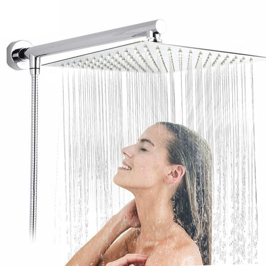 Ultraschmale Regendusche mit Wandarm