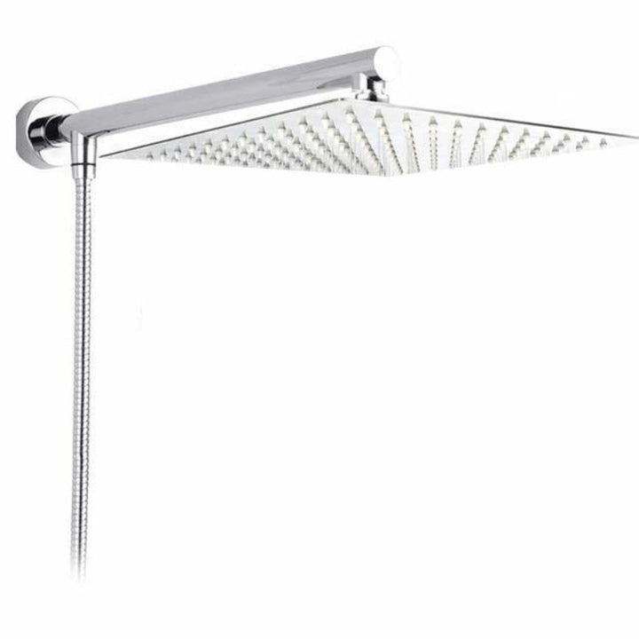 Ultraschmale Regendusche mit Wandarm