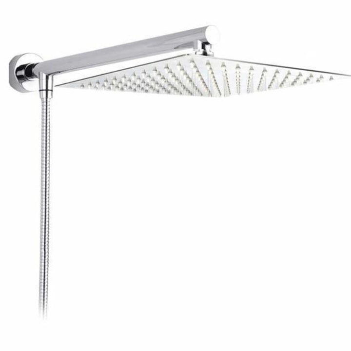 Ultraschmale Regendusche mit Wandarm