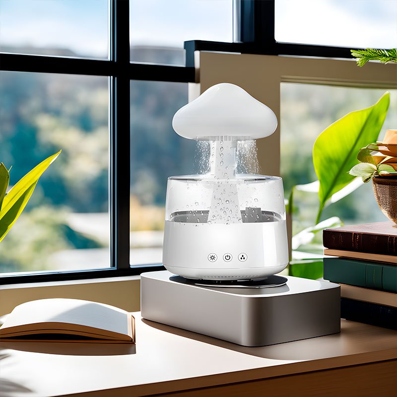 Luftbefeuchter mit Aromatherapie – Designer-Diffusor für Wohnräume