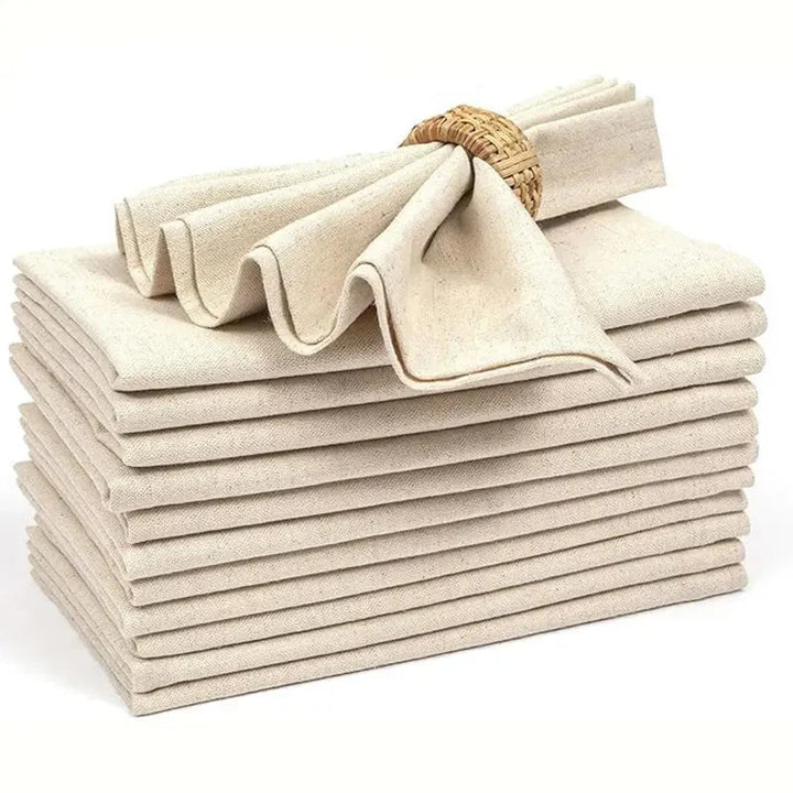 Polyester-Tischserviette im quadratischen Format 40 x 40 cm