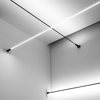 LED Deckenleuchte mit 360° drehbarer Lichtleiste – modern, flach & dimmbar