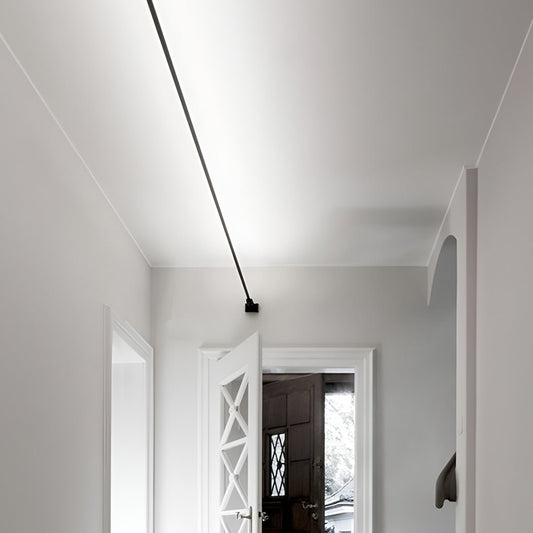LED Deckenleuchte mit 360° drehbarer Lichtleiste – modern, flach & dimmbar