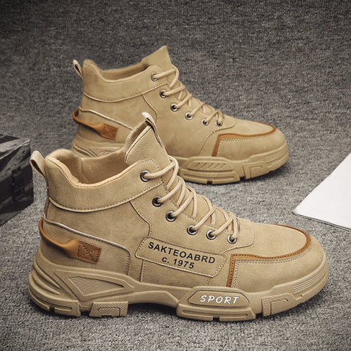 Herren Stiefel Hoch Geschnitten Mit Zeitlosem Design