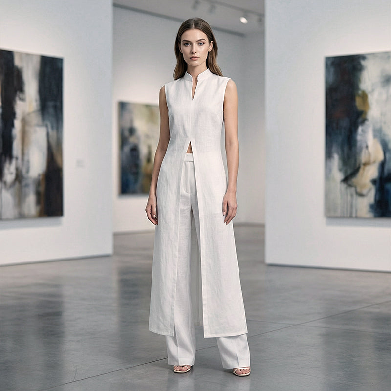 Breathable Two-Piece Lounge Set for Women