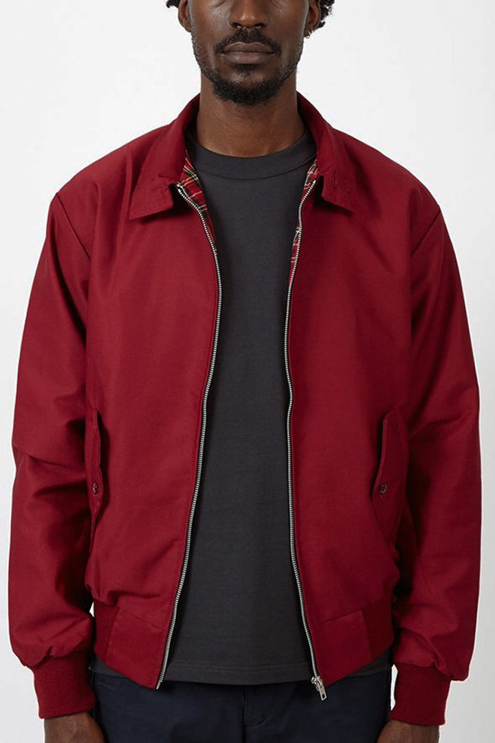 Herren Harrington Jacke Mit Klassischem Schnitt