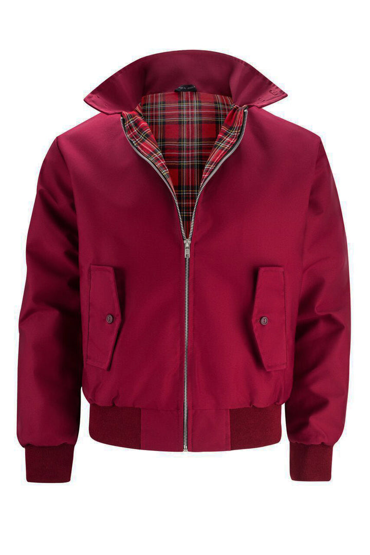 Herren Harrington Jacke Mit Klassischem Schnitt