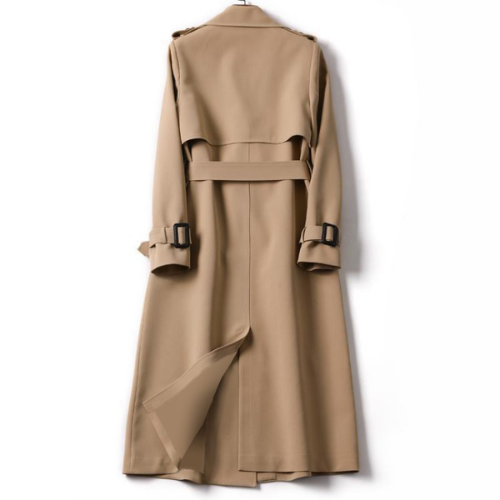 Damen Trenchcoat Mit Doppelreihe Und Klassischem Design