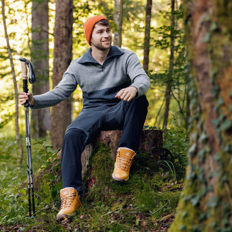 Herren Wanderschuhe Mit Wetterfestem Design