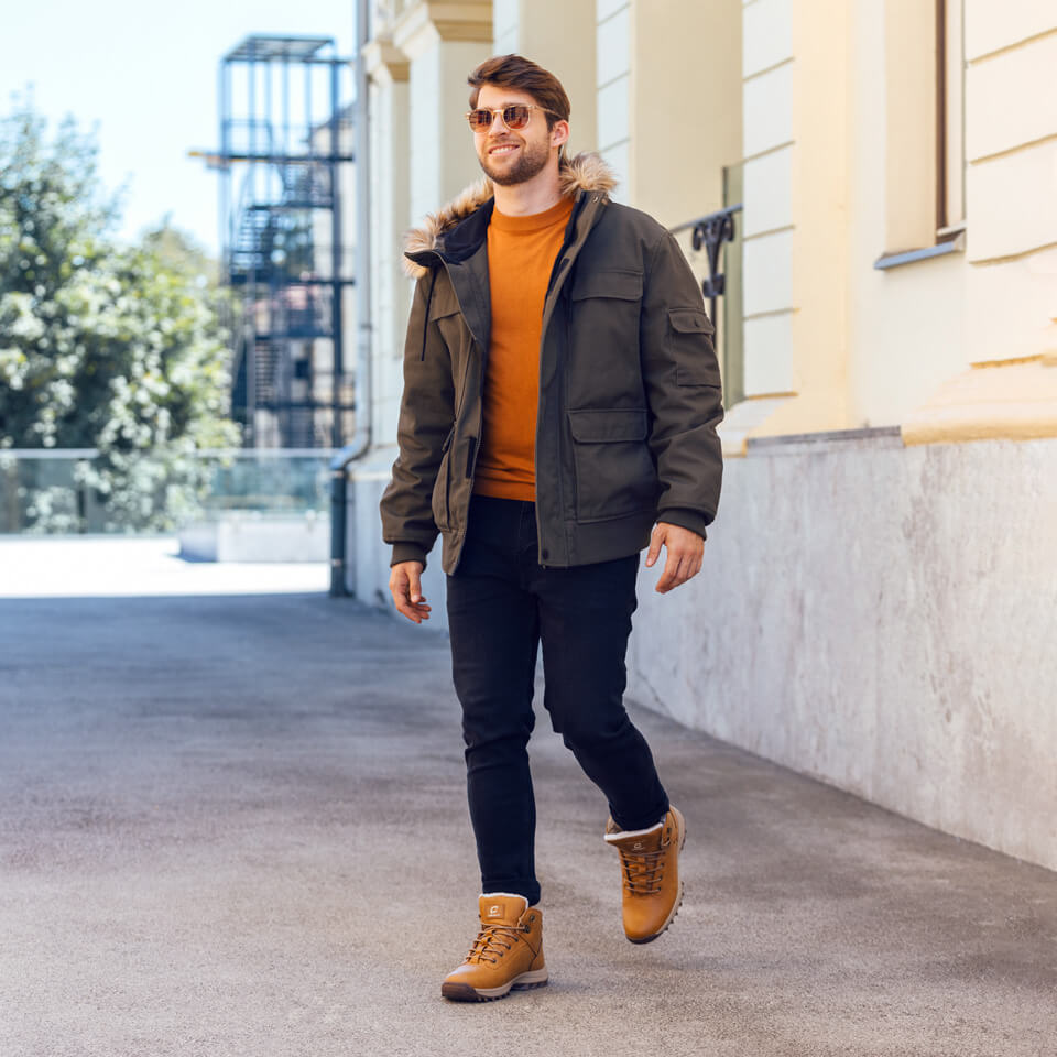 Herren Wanderschuhe Mit Wetterfestem Design