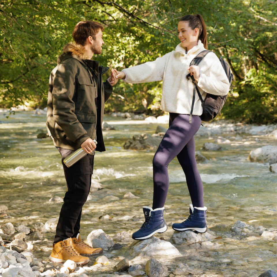 Herren Wanderschuhe Mit Wetterfestem Design