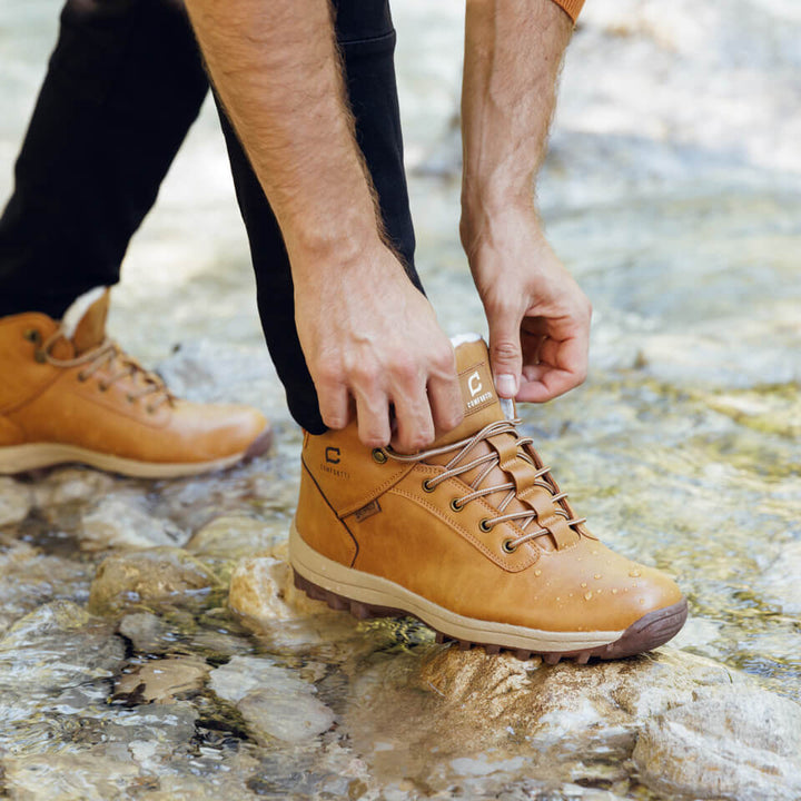 Herren Wanderschuhe Mit Wetterfestem Design