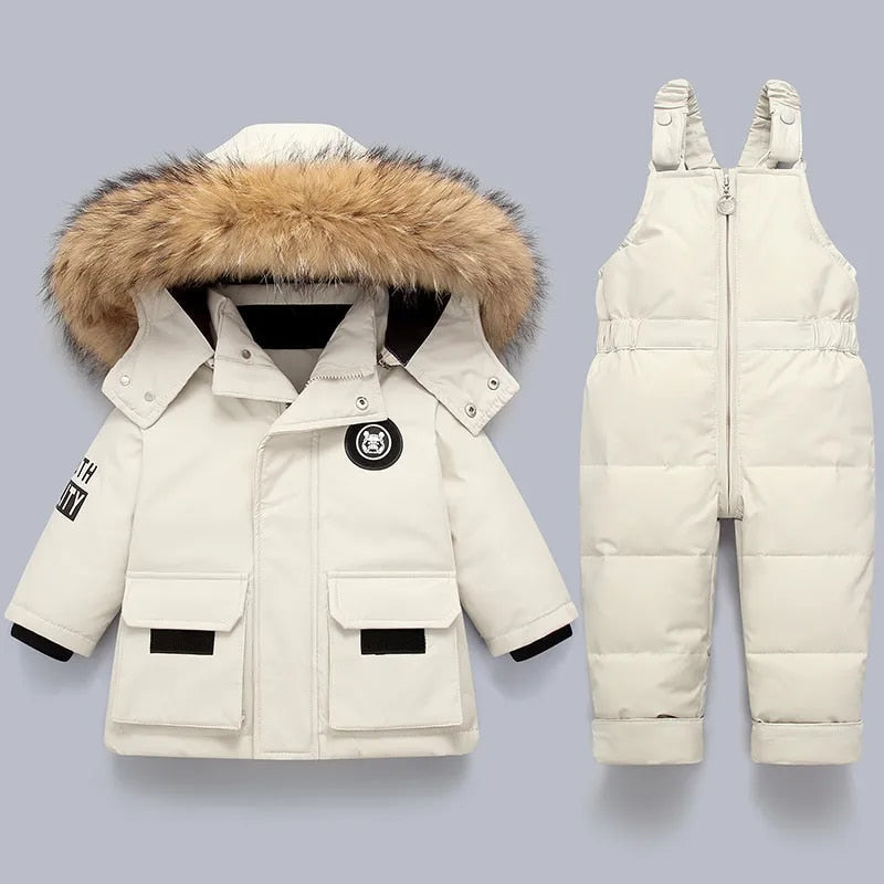 Kinder Winterset Mit Jacke Und Overall Gepolstert
