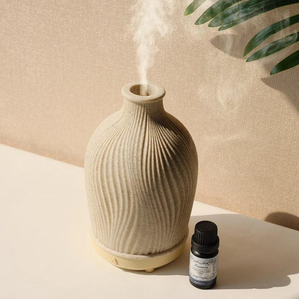 Moderner Ultrasonic Aroma Diffuser Im Boho Design