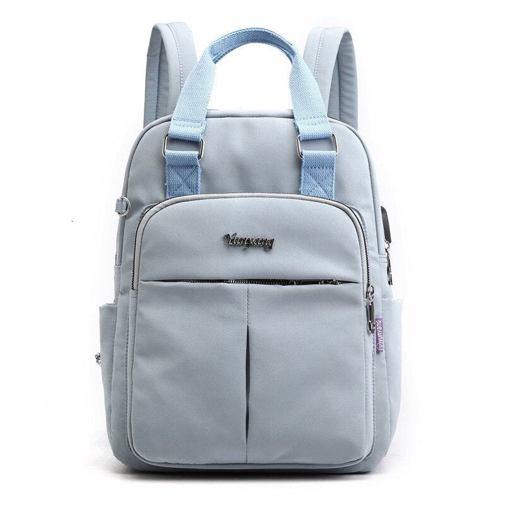 Wasserabweisender USB Rucksack mit Diebstahlschutz und Fächersystem