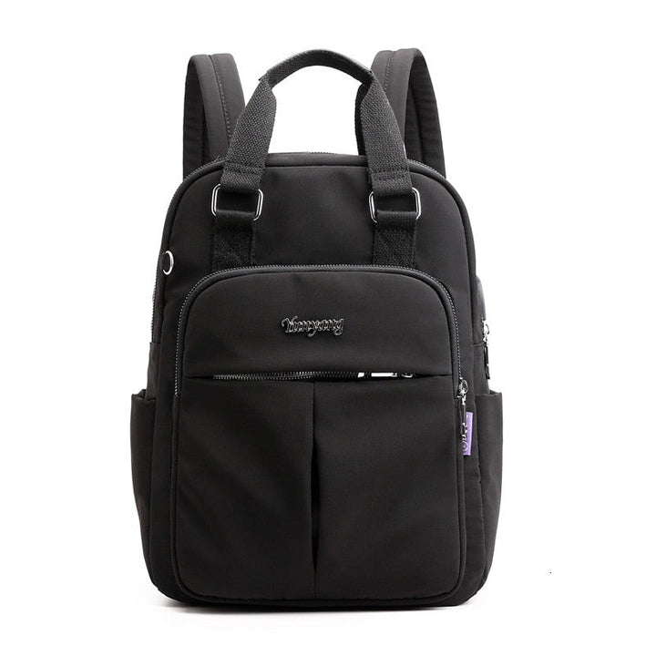 Wasserabweisender USB Rucksack mit Diebstahlschutz und Fächersystem