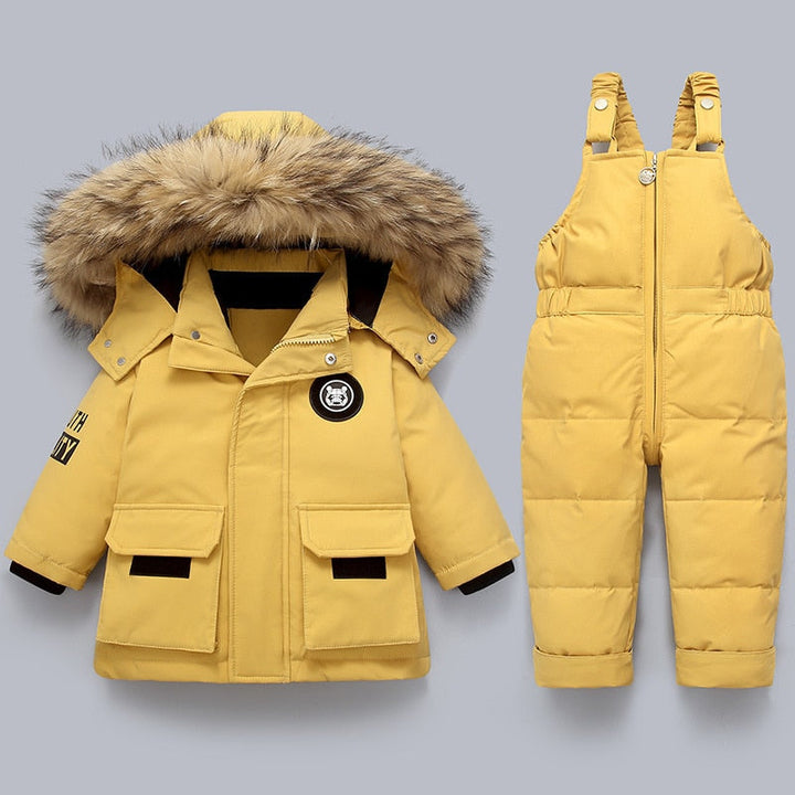 Kinder Winterset Mit Jacke Und Overall Gepolstert