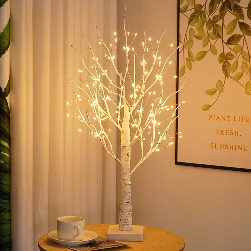 Skandinavischer LED-Birkenbaum – Stimmungslicht im natürlichen Design