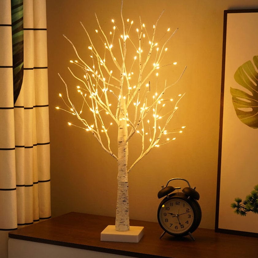 Skandinavischer LED-Birkenbaum – Stimmungslicht im natürlichen Design