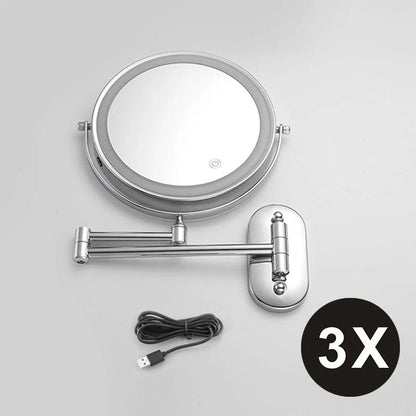 LED-Schminkspiegel mit Touch Control und 3 Lichtmodi