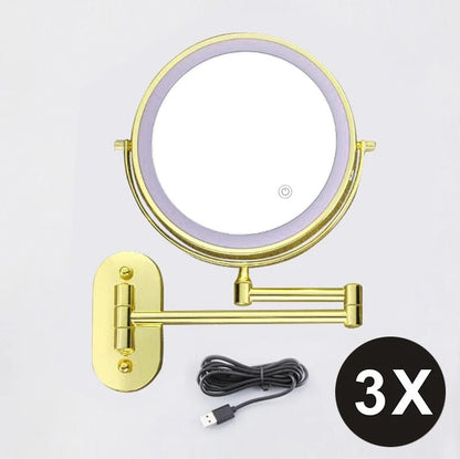 LED-Schminkspiegel mit Touch Control und 3 Lichtmodi