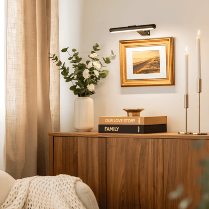 Minimalistische LED-Wandleuchte mit Touch-Steuerung & Magnetmontage