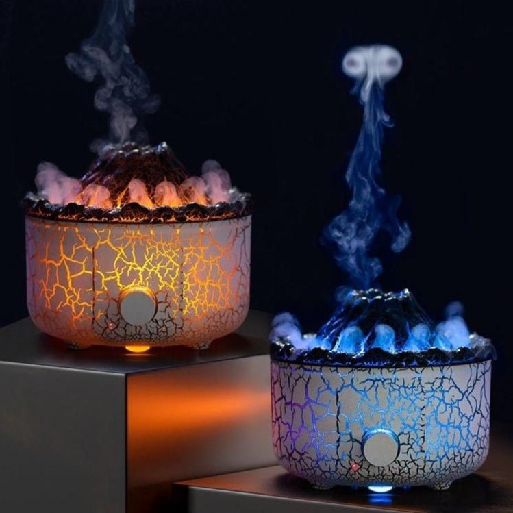 Ultraschall Diffuser Vulkanform – Cool Mist Aromatherapie Mit LED-Licht