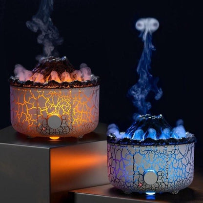 Ultraschall Diffuser Vulkanform – Cool Mist Aromatherapie Mit LED-Licht