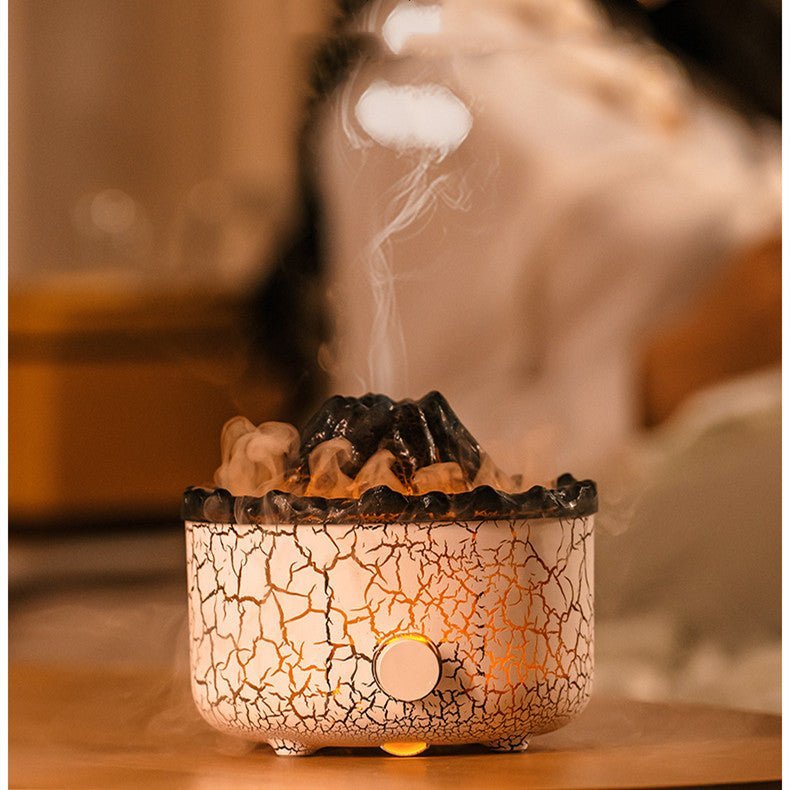 Ultraschall Diffuser Vulkanform – Cool Mist Aromatherapie Mit LED-Licht