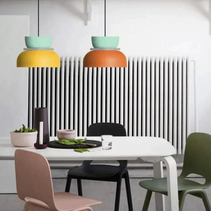 Hängelampe – Farbige Skandinavische Pendelleuchte für Küche & Wohnzimmer