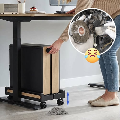 PC-Ständer mit Rollen aus robustem Material für Homeoffice und Büro