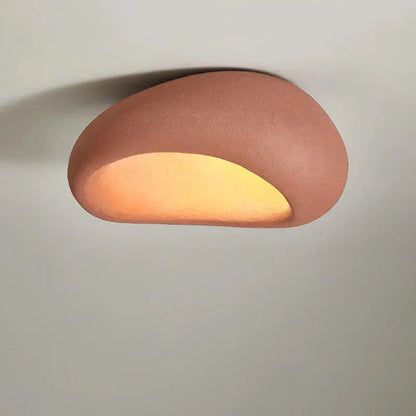 Minimalistische Deckenlampe – warmweiß & aus Kunstharz